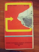 Stara mapa plan miasta Gdynia 1986r.