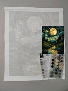 Malowanie po numerach 40x50 pełnia