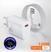 Ładowarka sieciowa do xiaomi 120W SZYBKIE ŁADOWANIE + KABEL 6A USB C