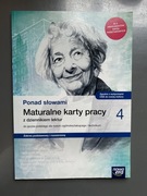 Maturalne karty pracy Ponad słowami 4 język polski