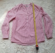 Bluzka Tom Tailor w biało-czerwone paski i białe kropki, rozmiar 34 (XS)