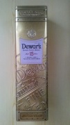 Dewar's, metalowa puszka po whisky, 15-letniej, double aged 
