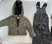 Spodnie narciarskie 98/104 + kurteczka 104