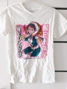Biały T-shirt anime My Hero Academia – Ochaco Uraraka