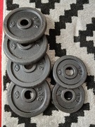 Obciążenie żeliwne zestaw 10kg tak jak na zdjęciu 