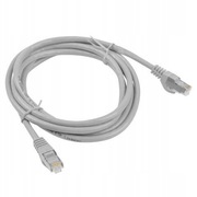Patchcord F/UTP cat.5e RJ-45 0,5 m szary