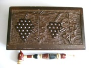 SZKATUŁKA NA PAPIEROSY,FAJKA,POPIELNICZKA ZESTAW PRL CEPELIA