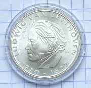 #3966 Niemcy - RFN 5 marek 1970 Beethoven srebro UNC