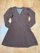 Sukienka United Colors of Benetton S/36, długi rękaw JAK NOWA