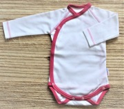 Body 8008 - dł. rękaw 100% BAWEŁNA EKO BIO roz. 68