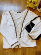 Bluza bez zapięcia, narzutka, kardigan, Boohoo r.M