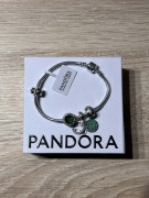 Pandora srebrna bransoletka z charmsami