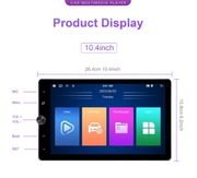 Radioodtwarzacz samochodowy z ekranem dotykowym Single Din obrotowy 