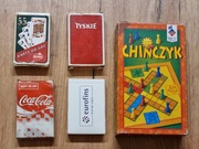 Gra planszowa Chińczyk + 4 talie kart