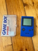 Game boy Pocket niebieski z pudełkiem