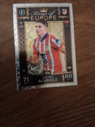 MATCH ATTAX EXTRA 2024/25 2025 KINGS OF EUROPE 253 ALVAREZ ATLETICO MADRYT