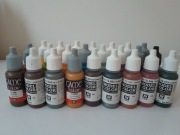 Zestaw farby modelarskie Vallejo Model Color x24 makiety Warhammer D&D