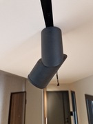 Lampa do szynoprzewodu magnetycznego tuba 48v 12w 3000k czarna Ma-S201B