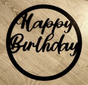 Obręcz koło 38 cm, Happy Birthday