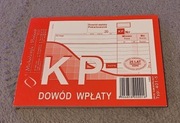 KP Dowód wpłaty samokopiujący zestaw 3 sztuk