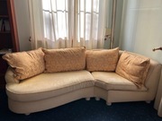 ELEGANCKA KANAPA 3 OSOBOWA w kształcie  nerki 