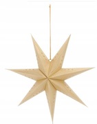 Gwiazda dekoracyjna papierowa 60 cm złota gwiazdka ozdoba świąteczna