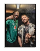Snoop Dog i Conor McGregor PLAKAT A3 - Hip Hop, MMA, Dekoracja - GRATIS