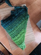 Chusta Lost in Time robiona na szydełku 