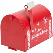 Skrzynka na listy do Świętego Mikołaja dekoracja świąteczna 10,5x6,5x5,5 cm