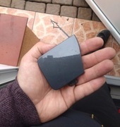 VW GOLF 8 VIII R LINE ZAŚLEPKA HAKA ZDERZAKA PRZÓD 5H0807241A kolor LC7Q 