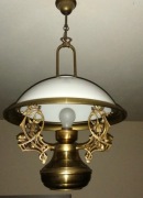 mosiężna stylowa lampa kuchenna 