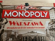 Gra planszowa Monopoly Warszawa XX lecie międzywojenne