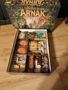 Zaginiona wyspa Arnak + dwa dodatki. Wszystko w koszulkach i insertach