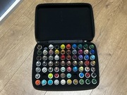 Walizka torba etui na 70 olejkow eterycznych farb akrylowych 5 10 15 17ml