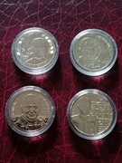 Monety okolicznościowe płat. 24-karat.złotem 