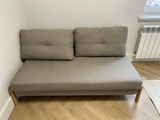 Sofa rozkładana EDLAND jasnoszara