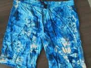 Szorty męskie spodenki niebieskie efekt tie dye