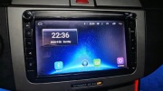 Chińskie radio 2 DIN na Androidzie 8.1 (pasuje do VW, Skoda)