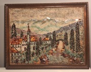 Obraz mozaika pejzaż górski