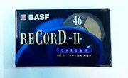KASETY MAGNETOFONOWE BASF RECORD II CHROME 46 NOWE W FOLII