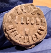 Plomba ołowiana Młyn Walcowy Norberta Statulewicza Biegonice (Nowy Sącz)