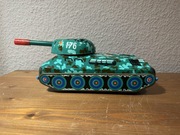 Stary czołg zabawka blaszana PRL