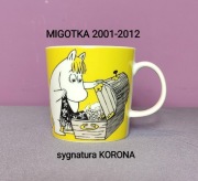 Muminki KUBEK Moomin Arabia Finland - MIGOTKA 2001-12  sygn. Korona