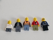 Lego City zestaw różnych figurek 