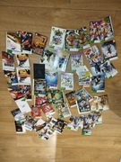 Duży zestaw okładek i książeczek z gier Xbox 360.