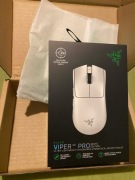 NOWY RAZER VIPER V3 PRO WHITE BIAŁA Gwarancja faktura podkładka