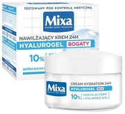 Mixa Hyalurogel Krem Intensywnie Nawilżający Z Kwasem Hialuronowym 50ml