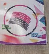 Składane hula hop fioletowo różowe