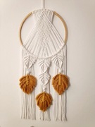Makrama na Ścianę Boho Łapacz Snów Ozdoba Ścienna