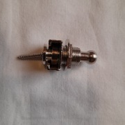 Strap Lock Uchwyt Paska Gitary Srebrny 